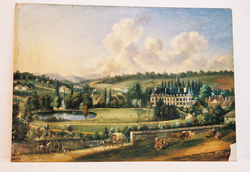 Restauration Papier peint du XIXème, après travaux