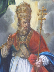 Pape Léon IX XVIIIème nettoyage